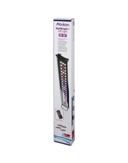 Aqueon OptiBright Plus LED Aquarium Light Fixture - 30"-36" Fixture