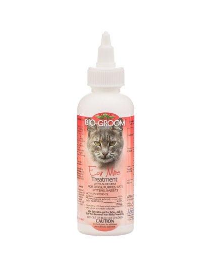 Bio Groom Ear Mite Treatment with Aloe Vera - 4 oz