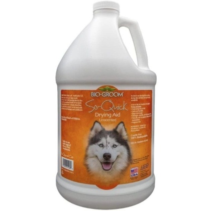 Bio Groom So-Quick Drying Aid Grooming Spray - 1 gallon