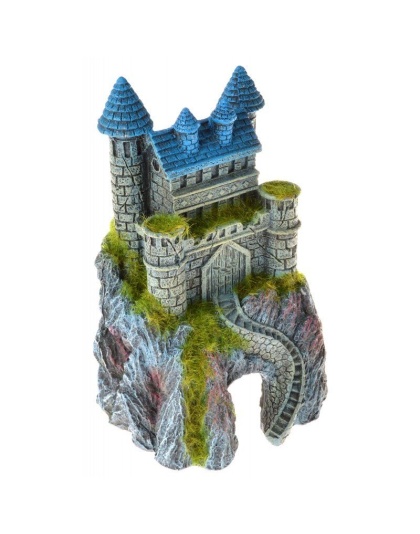 Exotic Environments Mountain Top Castle with Moss - 1 Count