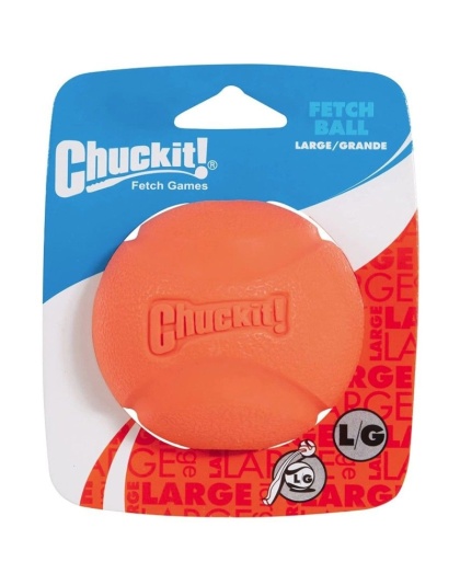 Chuckit Fetch Balls - Large Ball - 3" Diameter (1 Pack)