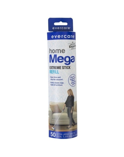 Evercare Mega Cleaning Roller Refill  - 50 count