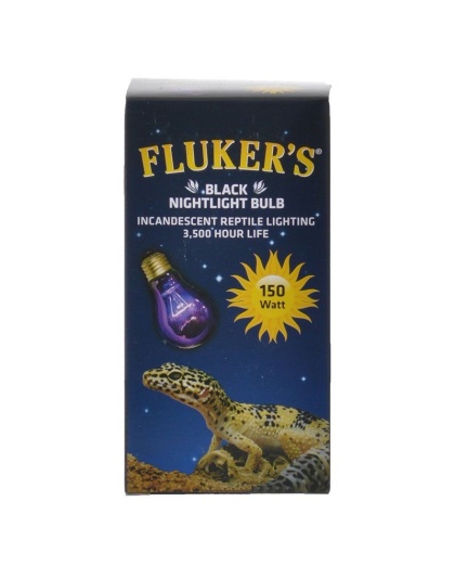 Flukers Black Nightlight Incandescent Bulb - 150 Watt