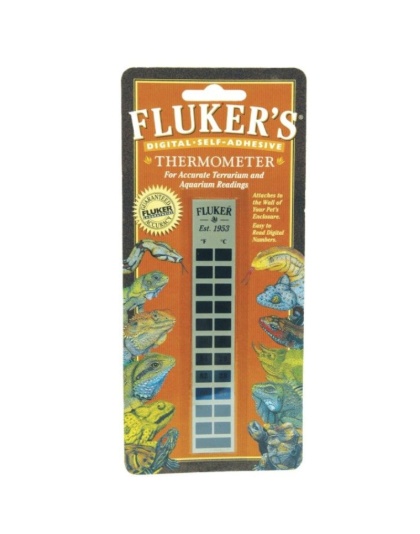 Flukers Digital Self-Adhesive Thermometer - 1 Pack