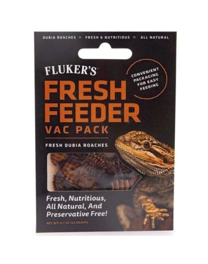 Flukers Dubia Roach Fresh Feeder Vac Pack  - 0.7 oz