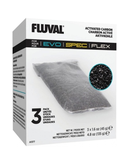 Fluval Spec Replacement Carbon Insert - 3 count