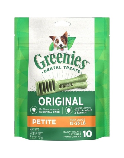 Greenies Petite Dental Dog Treats - 10 count