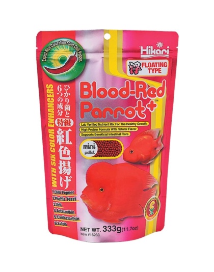 Hikari Blood Red Parrot+ - Mini Pellet - 11.7 oz