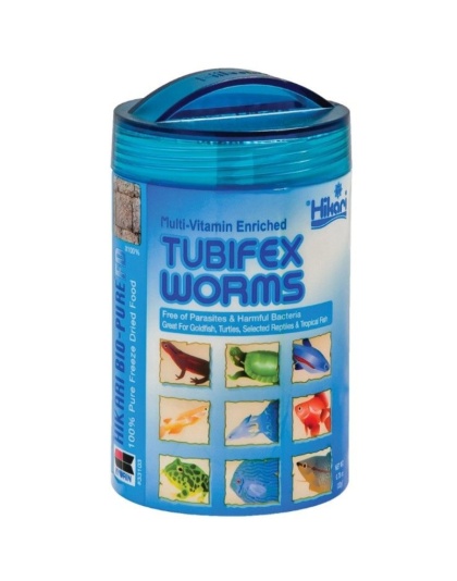 Hikari Tubifex Worms - Freeze Dried - .78 oz