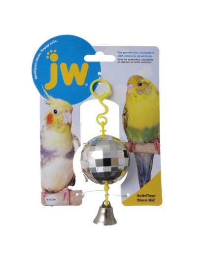 JW Insight Disco Ball Bird Toy - Disco Ball Bird Toy