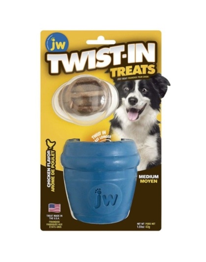 JW Pet Twist-In Treats Dog Toy Medium - 1 count