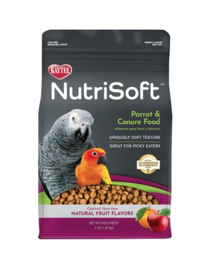 Kaytee NutriSoft Conure and Parrot Food - 3 lb