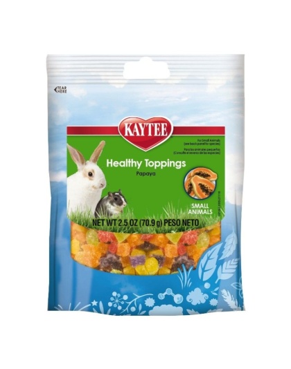 Kaytee Fiesta Healthy Toppings Papaya - Small Animals - 2.5 oz