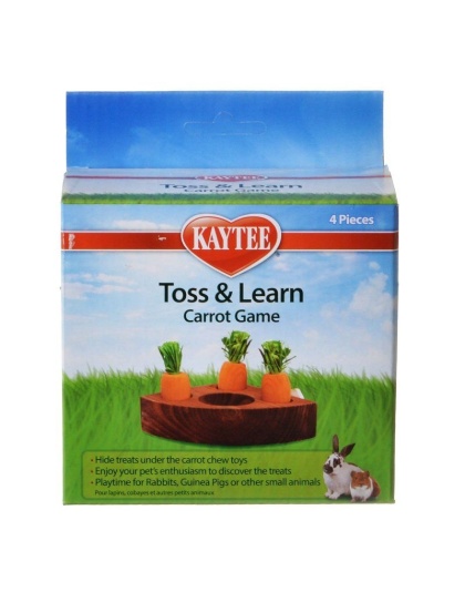 Kaytee Toss & Learn Carrot Game - 1 Pack - (4 Pieces)