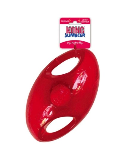 KONG Jumbler Football Dog Toy Medium / Large - 1 count