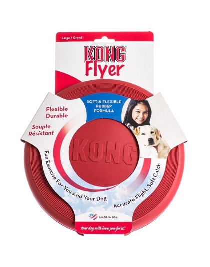 KONG Flyer Dog Disc - Regular - 9" Diameter