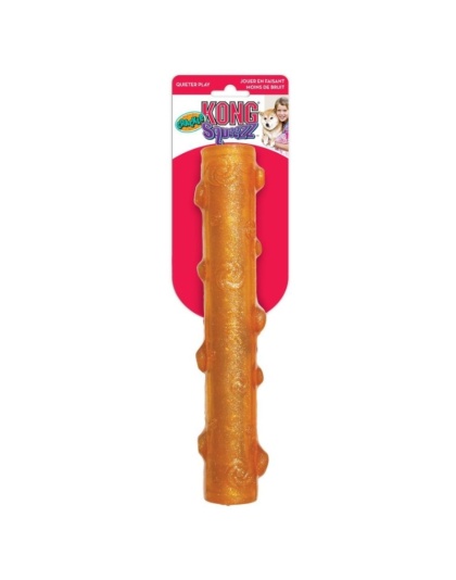 KONG Squeezz Crackle Stick Dog Toy - Medium Stick