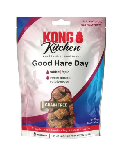 KONG Kitchen Good Hare Day Dog Treat - 5 oz