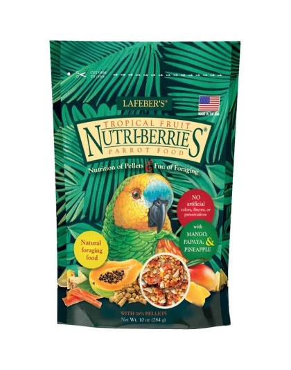 Lafeber Tropical Fruit Nutri-Berries Parrot Food - 10 oz