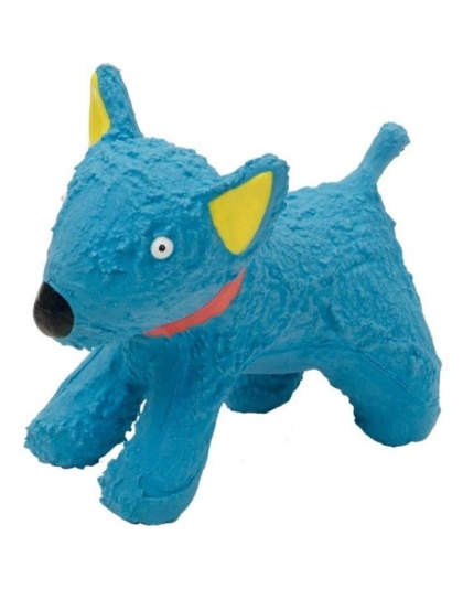 Li'l Pals Latex Blue Dog Toy - 1 count