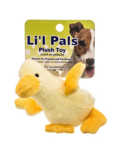 Lil Pals Ultra Soft Plush Dog Toy - Duck - 5" Long