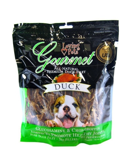 Loving Pets Gourmet Duck Chew Strips - 12 oz