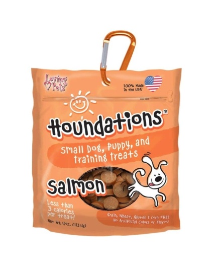 Loving Pets Houndations Training Treats - Salmon - 4 oz