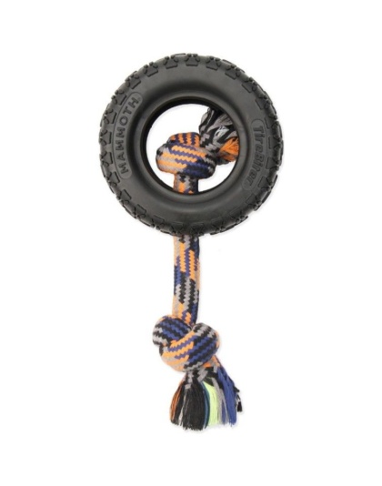 Mammoth TireBiter II Rope Dog Toy - 6" Long