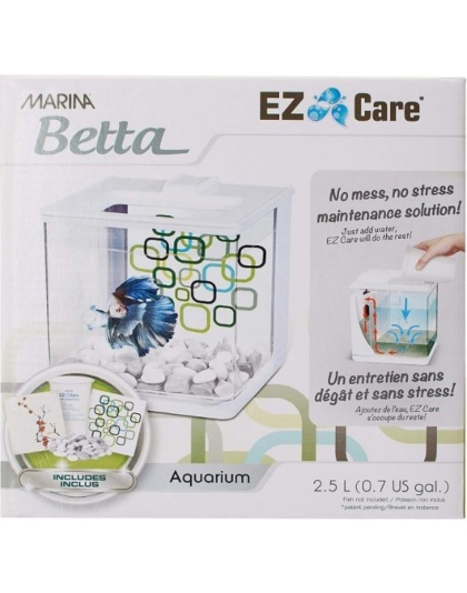 Marina Betta EZ Care Aquarium Kit - 0.07 gallon - White