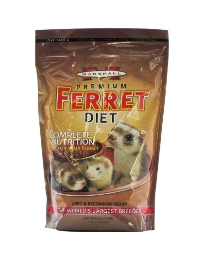 Marshall Premium Ferret Diet Bag - 4 lbs