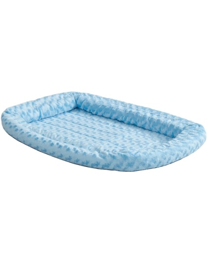 MidWest Double Bolster Pet Bed Blue - Small - 1 count