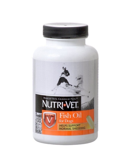 Nutri-Vet Fish Oil Softgels for Dogs - 100 Softgels