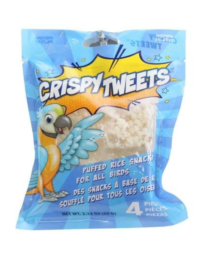 Penn Plax Crispy Tweets Puffed Rice Bird Snack - 1 count