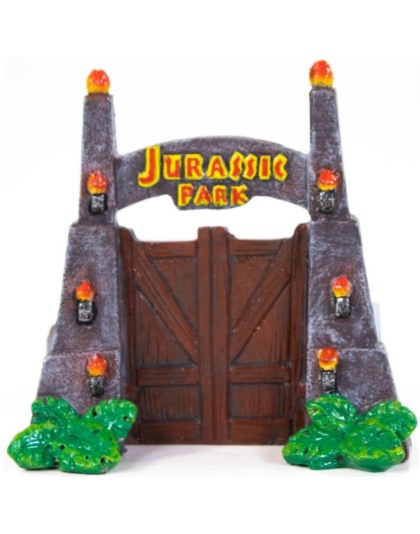 Penn Plax Jurassic Park Mini Gate Aquarium Ornament - 1 count