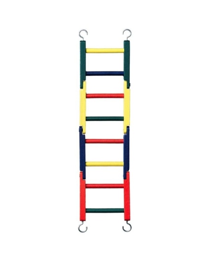 Prevue Carpenter Creations Hardwood Bendable 15in. Bird Ladder  - 1 count