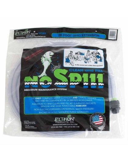 Python No Spill Clean & Fill Extension Tube - 20' Extension