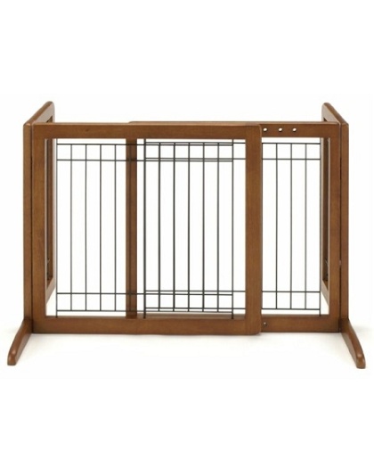 Small Bay Isle Freestanding Pet Gate - Tall