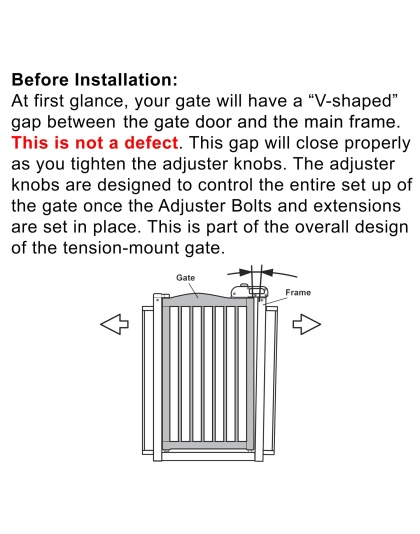 One-Touch Gate II in White