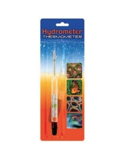 Rio Floating Glass Dual Hydrometer Thermometer - 1 count