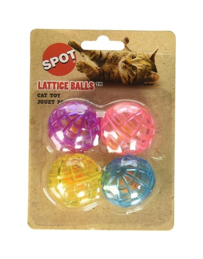 Spot Spotnips Lattice Balls Cat Toys - 4 Pack