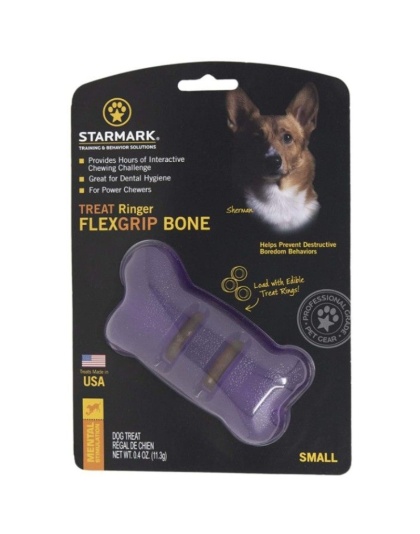 Starmark Flexigrip Ringer Bone Small - 1 count