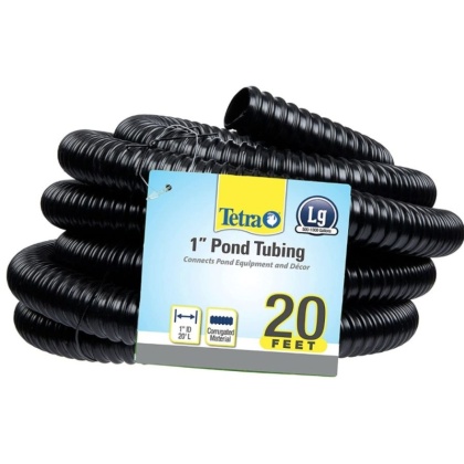 Tetra Pond Pond Tubing - Black - 20' Long x 1" Diameter