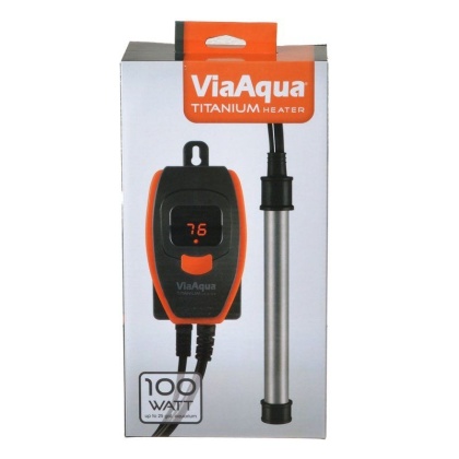 Via Aqua Titanium Heater - 100 Watt - (25 Gallons)