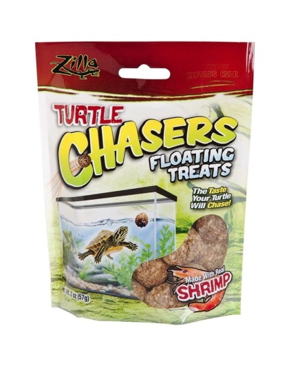 Zilla Turtle Chasers Floating Treats - Shrimp - 2 oz