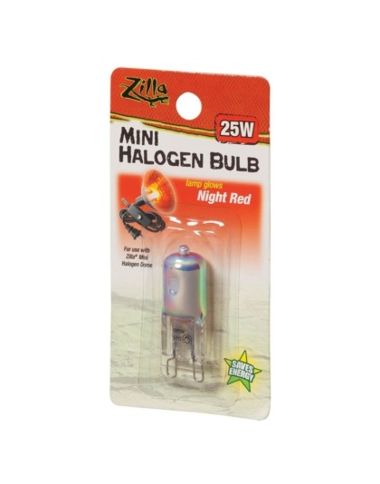 Zilla Mini Halogen Bulb - Night Red - 25W