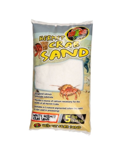 Zoo Med White Hermit Crab Sand - 5 lbs