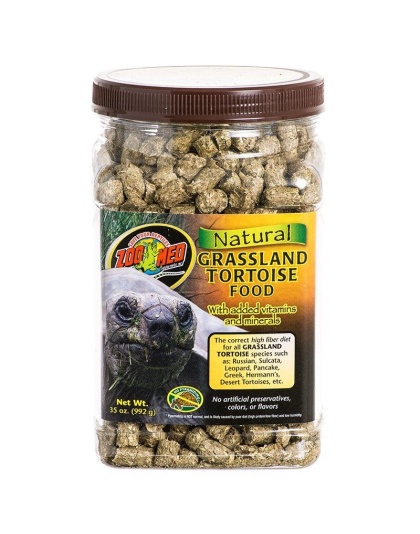 Zoo Med Natural Grassland Tortoise Food - 35 oz