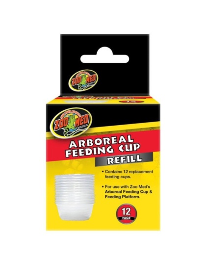 Zoo Med Arboreal Feeding Cup Refill - 12 count