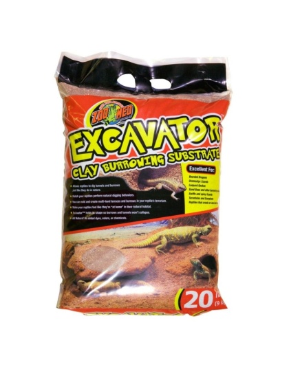 Zoo Med Excavator Clay Burrowing Reptile Substrate - 20 lbs