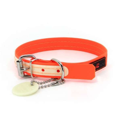 Orange - Play Glow Collar - 3/4"x10"